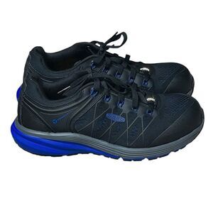 Keen Utility Women's Vista Energy Low Composite Toe Shoes Size 8.5 Black Blue